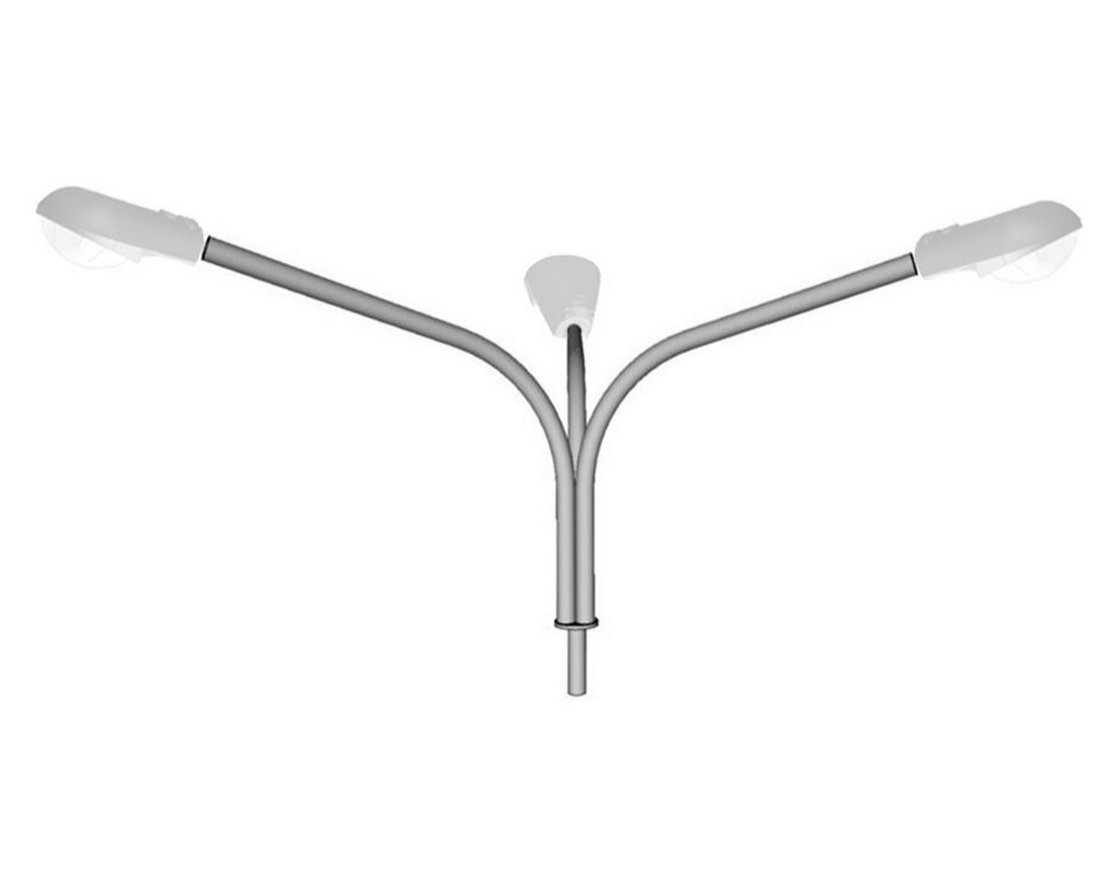 Кронштейн консольный трехрожковый К3К 1-1 горячий цинк